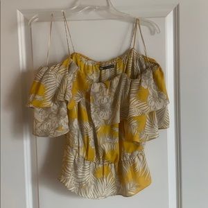 Zara off the shoulder blouse
